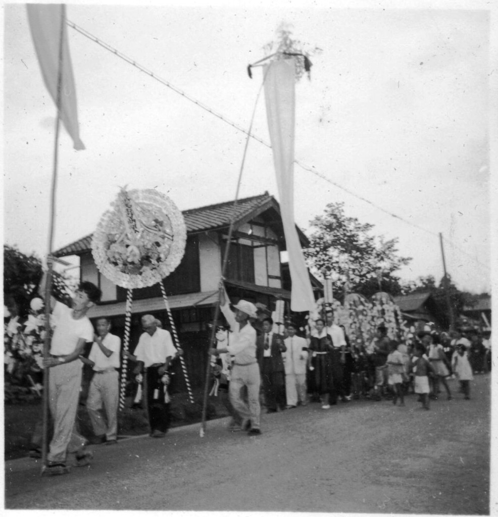 曾祖母ウタ葬儀の写真