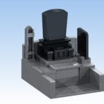 デザイン横型石塔-MU-アーバングレー