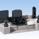 8.9尺×5.25尺横型石塔カラーイメージパース