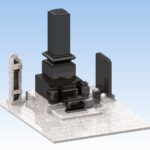 縦型石塔寸輪付きYB-2-湖南623