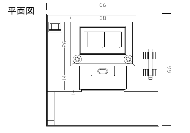 横型墓地平面図