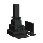 縦型石塔上下蓮華-MU