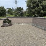 8.9尺×5.25尺横型石塔工事前写真