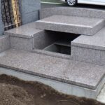 横型墓地工事途中写真3