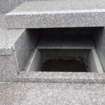 横型墓地工事途中写真4