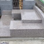 横型墓地工事途中写真2