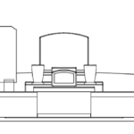 8.9尺×5.25尺横型石塔正面図