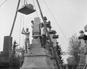 二又吊り上げ作業