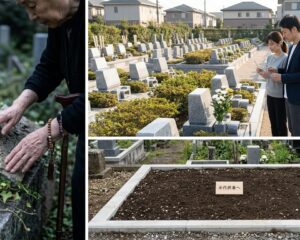 縁者による供養と墓じまいのイメージ
