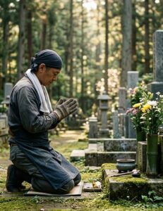 現場の静けさ・石との対話