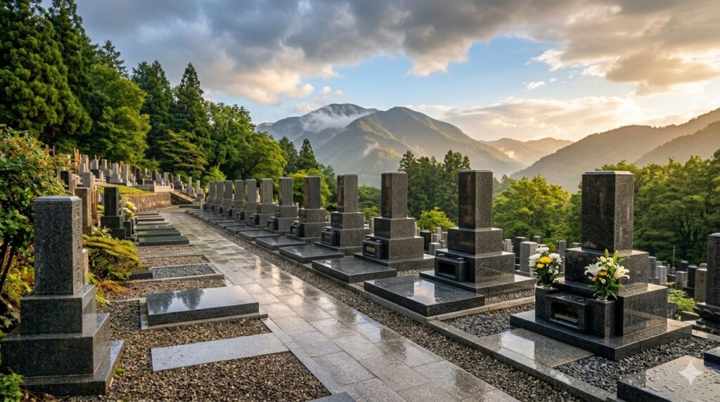 雨上がり墓所