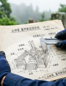 現場で図面を確認する
