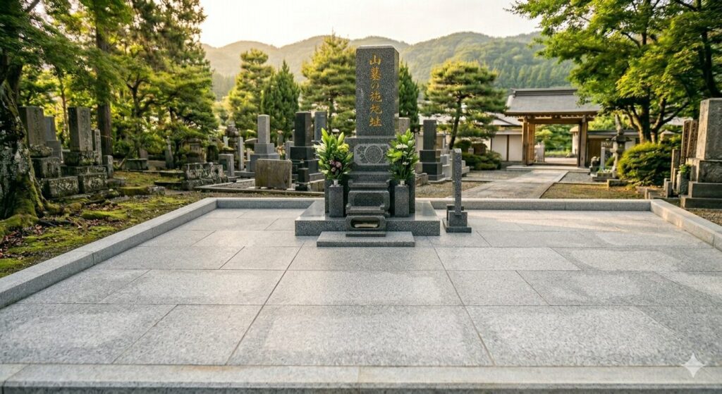 板石張り施工のイメージ